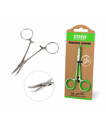 ZFISH Pean Zahnutý Forceps Curved