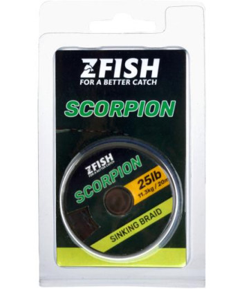 Zfish Šňůrka Scorpion Sinking Braid - 20m