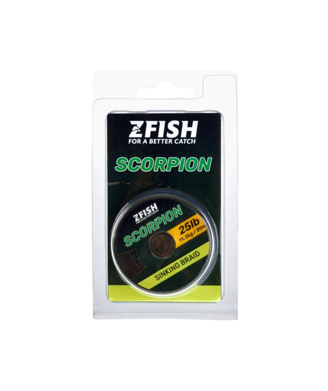 Zfish Šňůrka Scorpion Sinking Braid - 20m