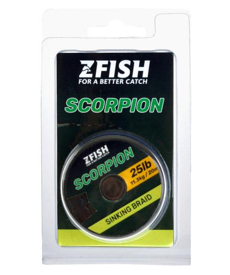 Zfish Šňůrka Scorpion Sinking Braid - 20m