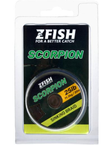 Zfish Šňůrka Scorpion Sinking Braid - 20m