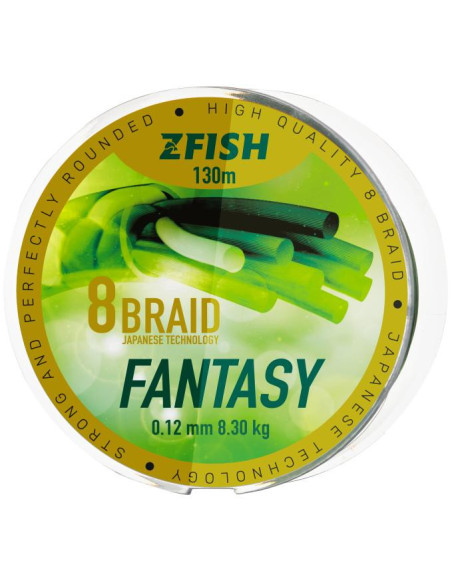 Zfish Šňůra Fantasy 8-Braid 130m