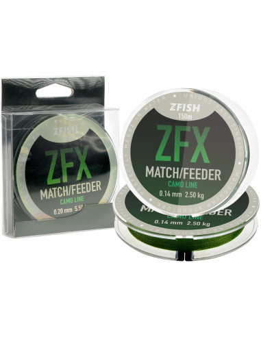 ZFISH vlasec ZFX Match/Feeder CamoLine 150m