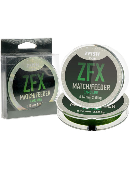 ZFISH vlasec ZFX Match/Feeder CamoLine 150m