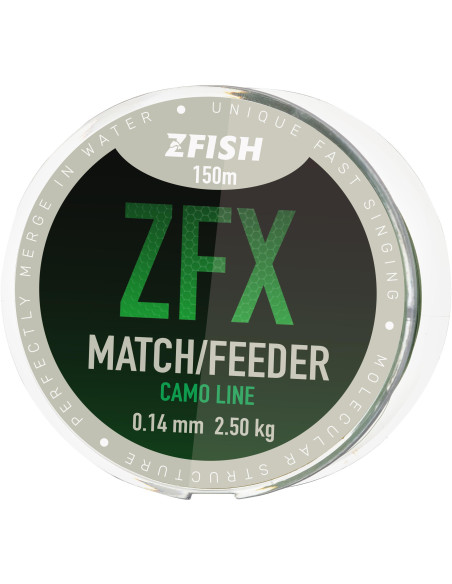 ZFISH vlasec ZFX Match/Feeder CamoLine 150m