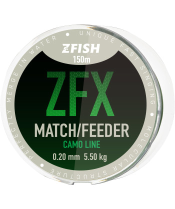 ZFISH vlasec ZFX Match/Feeder CamoLine 150m