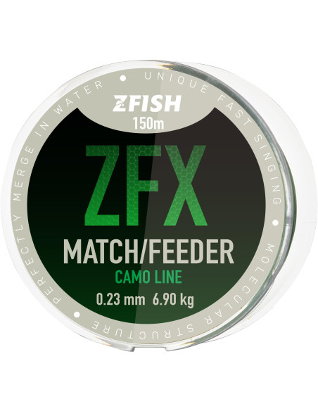 ZFISH vlasec ZFX Match/Feeder CamoLine 150m