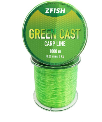ZFISH Vlasec Green Cast Carp Line 1000m