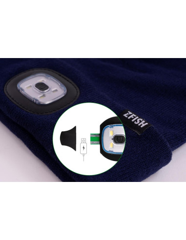 ZFISH Čepice Light Beanie Modrá