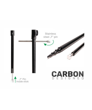 ZFISH Vidlička Carbon Drill Bankstick