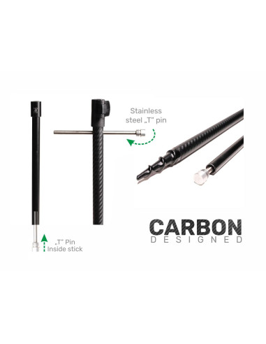 ZFISH Vidlička Carbon Drill Bankstick