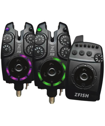 ZFISH Sada Hlásičů Bite Alarm Set Zx8 PRO 2+1