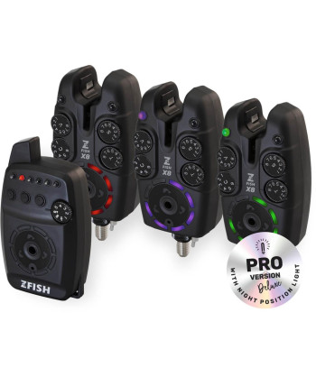 ZFISH Sada Hlásičů Bite Alarm Set Zx8 PRO 3+1