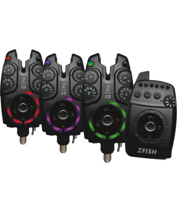ZFISH Sada Hlásičů Bite Alarm Set Zx8 PRO 3+1