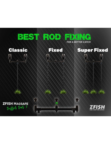 ZFISH Hrazda Buzzer Bar ZFX 3 Rods