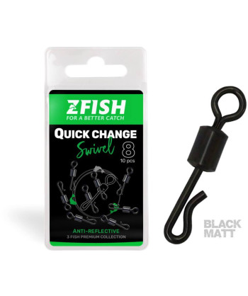 ZFISH Obratlík Quick Change Swivel Matt