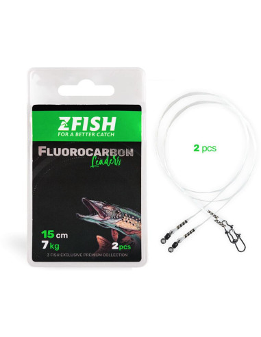 ZFISH Lanko Fluorocarbon Leader - 2ks