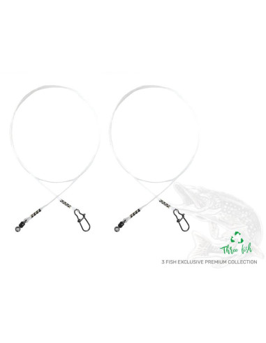 ZFISH Lanko Fluorocarbon Leader - 2ks