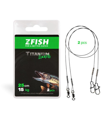 ZFISH Lanko Titanium Leader - 2ks