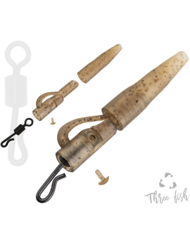 ZFISH Závěsky Lead Clip Set & Tail Rubber + QC