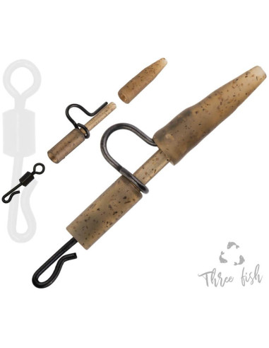 ZFISH Závěska Heavy Duty Clip & Tail Rubber + QC