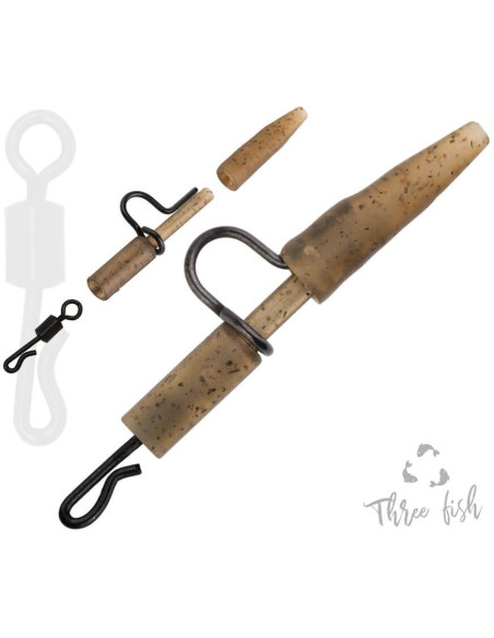 ZFISH Závěska Heavy Duty Clip & Tail Rubber + QC