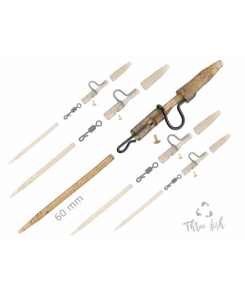ZFISH Závěsky Heavy Duty Clip Complete Pin Set 60 mm