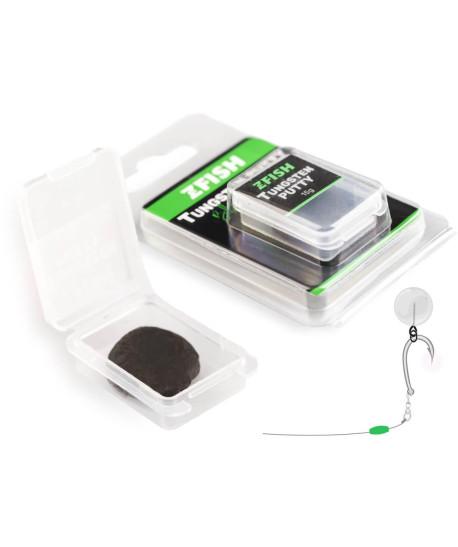 ZFISH Plastické Olovo Tungsten Putty Black