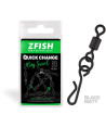 ZFISH Obratlík Quick Change Ring Swivel Matt vel.8