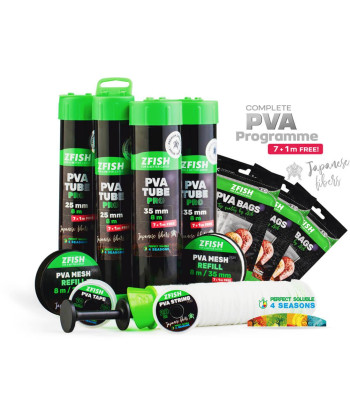 ZFISH Punčocha PVA PRO Tube 25 mm/7 + 1 m Zdarma!