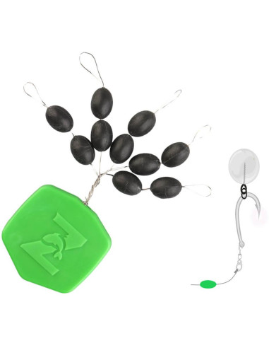 ZFISH Korálky Tungsten Oval Beads