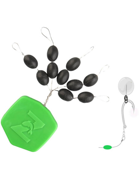 ZFISH Korálky Tungsten Oval Beads