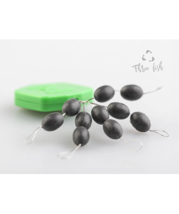 ZFISH Korálky Tungsten Oval Beads