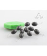 ZFISH Korálky Tungsten Oval Beads