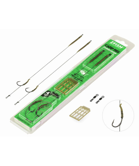 ZFISH Návazec Curve Shank Carp Rig