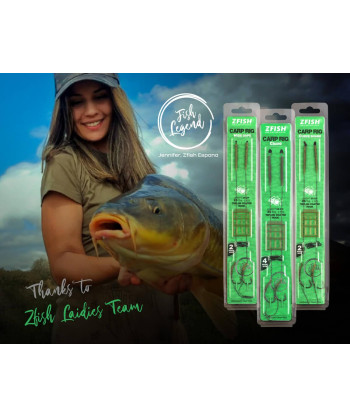 ZFISH Návazec Curve Shank Carp Rig