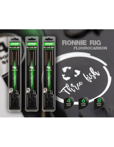 ZFISH Návazec Fluorocarbon Ronnie Rig