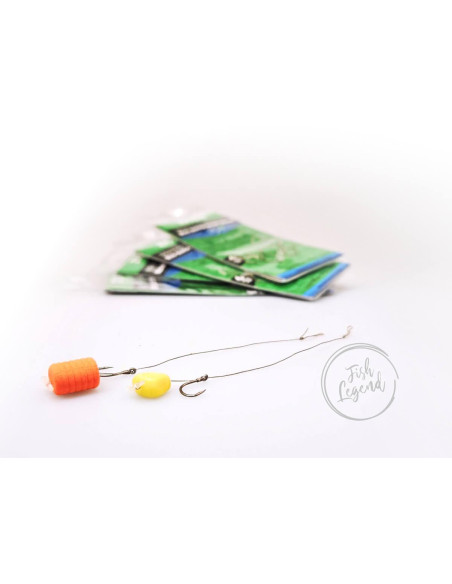 ZFISH Návazec Method Feeder Rig Quick Stop Braid 5 ks