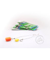 ZFISH Návazec Method Feeder Rig Quick Stop Braid 5 ks