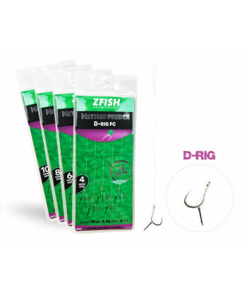 ZFISH Návazec Method Feeder D-RIG 5 ks