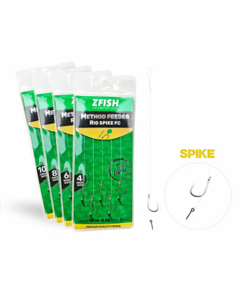 ZFISH Návazec Method Feeder Rig Spike FC 5 ks