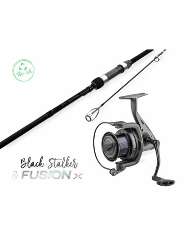 ZFISH Combo Prut Black Stalker 12ft/3lb + Naviják Fusion X 6000