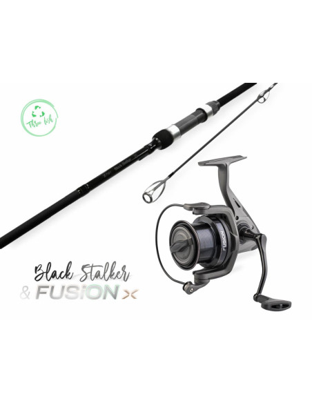 ZFISH Combo Prut Black Stalker 12ft/3lb + Naviják Fusion X 6000