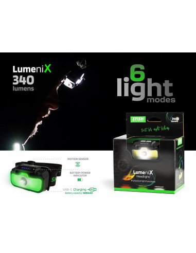 ZFISH Čelovka Lumenix