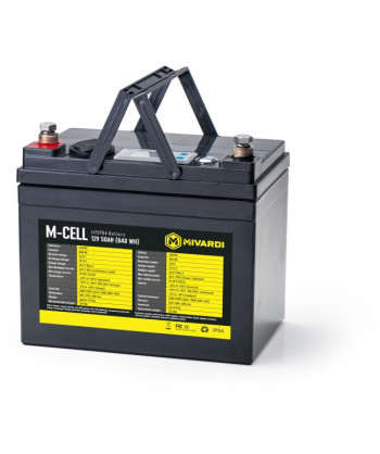M-CELL LiFePO4 12V 50Ah + 10A nabíječka