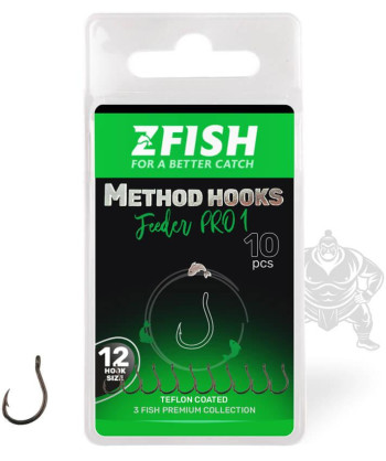 ZFISH Háčky Method Feeder PRO 1