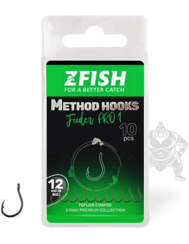 ZFISH Háčky Method Feeder PRO 1