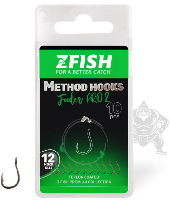 ZFISH Háčky Method Feeder PRO 2