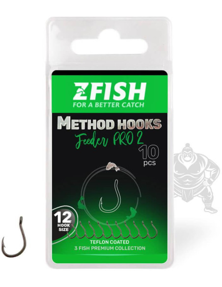 ZFISH Háčky Method Feeder PRO 2
