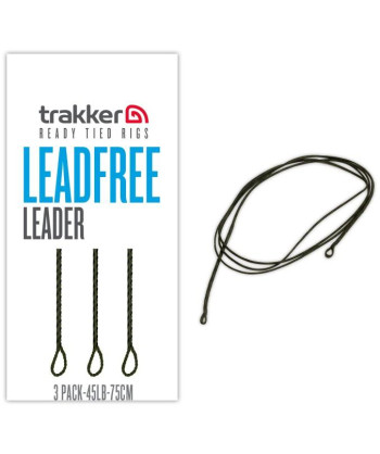 Trakker Hotové leadery Leadfree Leader (75cm) 3ks